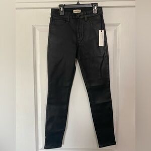 L’Agence Ultra High Rise Skinny Pant in Noir Black